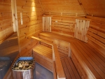 la cabine du sauna